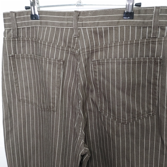 Reformation Wilder high rise pinstripe wide leg jeans size 30 - Picture 12 of 16